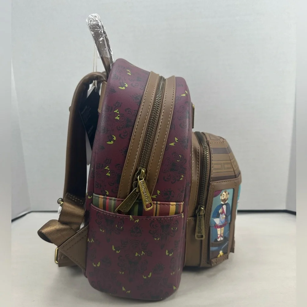 Loungefly Disney The Haunted Mansion Stretching Room Portraits Mini Backpack